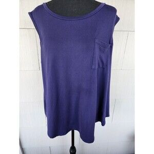 Try This Blue / Purple Sleeveless Women's Top Size 3X Plus Size